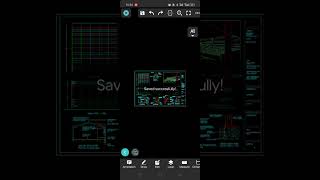 Convert dwg to dxf or dxf to dwg by Mobile DWG FastView [upl. by Pengelly]