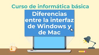 Qué diferencia hay entre la interfaz de Windows y de Mac  Curso de Informática básica [upl. by Orsino79]