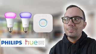 Philips Hue Kit de démarrage Ampoules LED connectées White amp Color Ambiance E27 [upl. by Aissert]