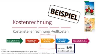 Kostenstellenrechnung BAB inkl Beispiel [upl. by Heffron]