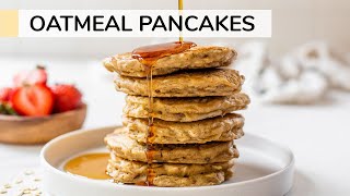 OATMEAL PANCAKES  healthy recipe without banana [upl. by Phip]