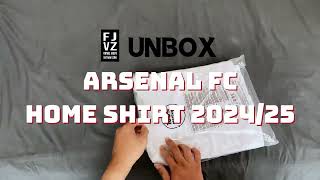 Unboxing Arsenal home kit 202425 [upl. by Ennaecarg]