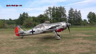 Flying the FockeWulf Fw190 Cockpit View [upl. by Alyel325]