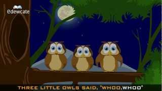 Edewcate english rhymes  One little owl [upl. by Harat344]