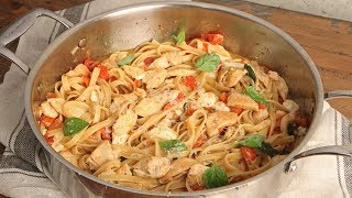 Caprese Chicken Pasta  Ep 1285 [upl. by Nomyar]