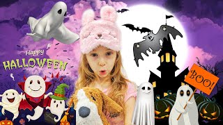 Nastya Pretend play on Halloween Funny video for kids by Nastya Fox [upl. by Onailimixam]