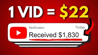 Earn 1800 Watching YouTube Videos [upl. by Gelasias]