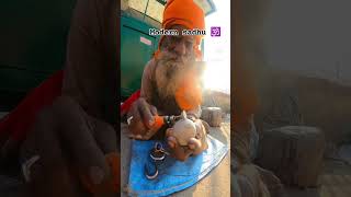 modern sadhu Rishikesh viralvideo rishikesh sadhu uttarakhand ganga [upl. by Titos]