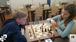 Fritz 1891 vs Pinkamena 1668 Chess Fight Night CFN Rapid [upl. by Domella]