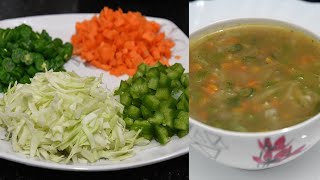 Winter Special Vegetable Soup Recipe by Food Amalgam 🍂✨☃️🍜  How to Make Veg Soup [upl. by Rahel603]