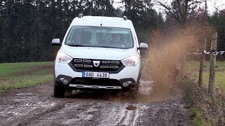 New Dacia Dokker Stepway Driving footage  Road off road [upl. by Izabel161]