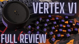 Vertex V1 Back to Basics Linear Switches Full Review and Soundtest on Vega 65 Keyboard Typing [upl. by Geffner]