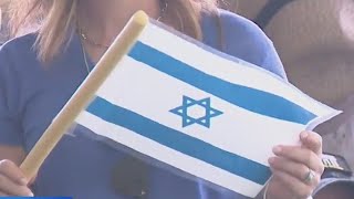 Hundreds attend proIsrael rally in Dallas [upl. by Ephrayim]