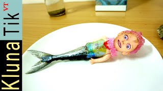 Eating LITTLE MERMAID Kluna Tik VT Dinner 27  ASMR eating sounds no talk [upl. by Isidore]