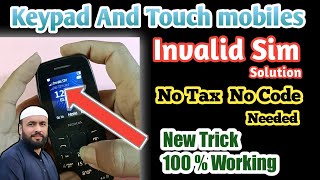 All Nokia China Android Mobiles Invalid Sim Solution  New Trick  Saad Mobiles Chiniot [upl. by Ahsikad]