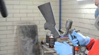 Painting Remington 870 Shotgun Using Gun Kote Coating for Firearms [upl. by Notlad]