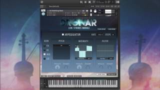 Using the Arpeggiator in DRONAR Live Strings [upl. by Yotal]