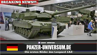 KMW zeigt ersten Leopard 2A8  Ukraine erhält keine TPz Fuchs sondern BV206 amp BATT  Breaking News [upl. by Nailliw]