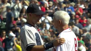 Derek Jeter honored at Fenway Park [upl. by Yroffej]