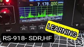 RS918  HF  Transceiver  Learning amp Yaesu FTDX101 [upl. by Aman7]