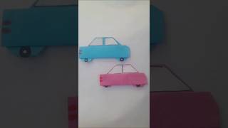 How To Make Paper Car For kidsOrigami Car paperfolding nurserycraft paperart handmade fyb [upl. by Zohar]