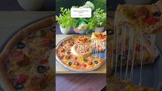 shorts Cheesy Lava Pizza easyrecipe ashortaday [upl. by Yvi726]