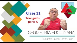 Clase 11 Geometría Euclidiana Igualdad de triángulos rectángulos [upl. by Aztirak]