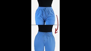 Best sewing tricks How to fix wrinkles on the crotch of pants Miarti 🧵✂️ [upl. by Asserak]