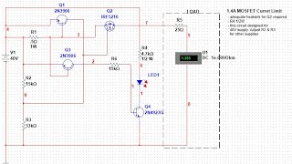 MOSFET Current Limiting Circuit Tutorial [upl. by Loren420]