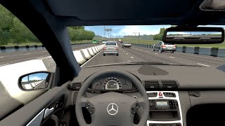 City Car Driving  Mercedes Benz C32 AMG W203  Normal Driving [upl. by Ahsemot]