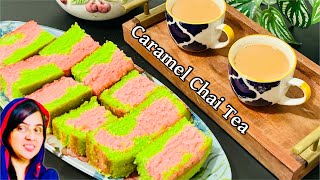 🎯Caramel Milk Tea  Marble Cake  Caramel Chai recipe Srilankan marble cake recipe carameltea [upl. by Madox]