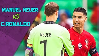 Manuel Neuer VS Cristiano Ronaldo All Saves amp Goals [upl. by Owiat555]