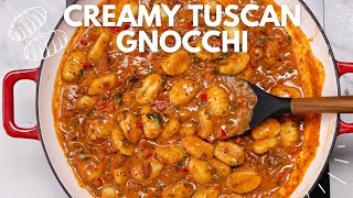 Easy Creamy Tuscan Gnocchi Recipe WOW [upl. by Rammaj845]