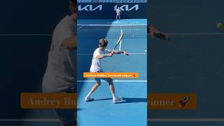 Andrey Rublev forehand winner 🚀 🎾 [upl. by Eduardo]