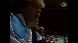 Davis Cup Final 1984 Mats Wilander Vs Jimmy Connors  First Set [upl. by Misha]