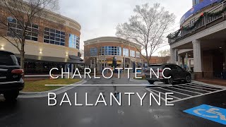 DRIVING CHARLOTTE NC  BALLANTYNE  4K DRIVE [upl. by Pollerd]