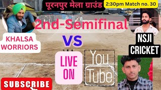 PuranPur CriCket is live khalsa vs NSJI [upl. by Whitford]