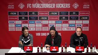 Pressekonferenz 17 Spieltag Kickers – FV Illertissen [upl. by Garratt]