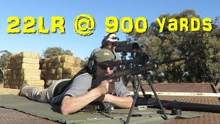 22lr at 900 yards [upl. by Hester]