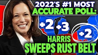 1 ACCURATE POLLSTER IN 2022 Harris SWEEPS Rust Belt Indicating BLUE WAVE NATIONWIDE [upl. by Avika]