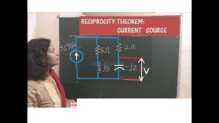 reciprocity theorem for ac ckt prob01 [upl. by Atsugua]