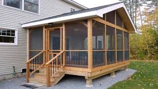 Screened In Porch And Deck Ideas [upl. by Llerrehs889]