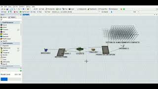 FlexSim 2024 ALMACENAMIENTO COMPACTO [upl. by Reemas]