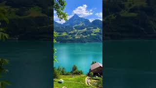 SWISS LAKE VIDEO SWITZERLAND 🇨🇭SWISS LAKE 4K VIDEOSWISS LAKE TOUR IN SWITZERLAND 🇨🇭 swiss alp [upl. by Vanderhoek]