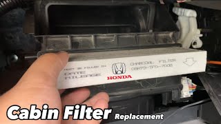 How to Remove and Install Aircond Cabin Filter for HONDA Car  DIY HONDA Cabin Filter Replacement [upl. by Ab271]