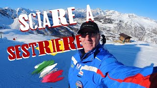 Un giorno da Maestro di sci sulle piste di SESTRIERE  Italia [upl. by Rudin]