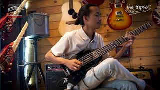 Deep Purple  Black Night Bass Cover  The Tripper Bass 5 Strings  Flat Black [upl. by Anaic]