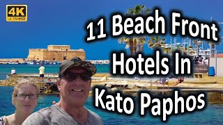 We Visit the Best Beach Front Hotels of Paphos Come join us [upl. by Ynnub]