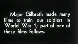 Gilbreth drilling Cyclegraphs WWI [upl. by Neeneg69]