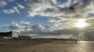 Promenade sur la plage de TrouvillesurMer [upl. by Niltag]